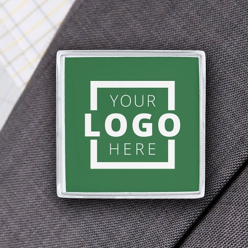 Custom Company Logo Promotional Business Silver Finish Lapel Pin