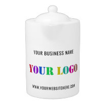 Custom Company Logo Promotional Business Teapot