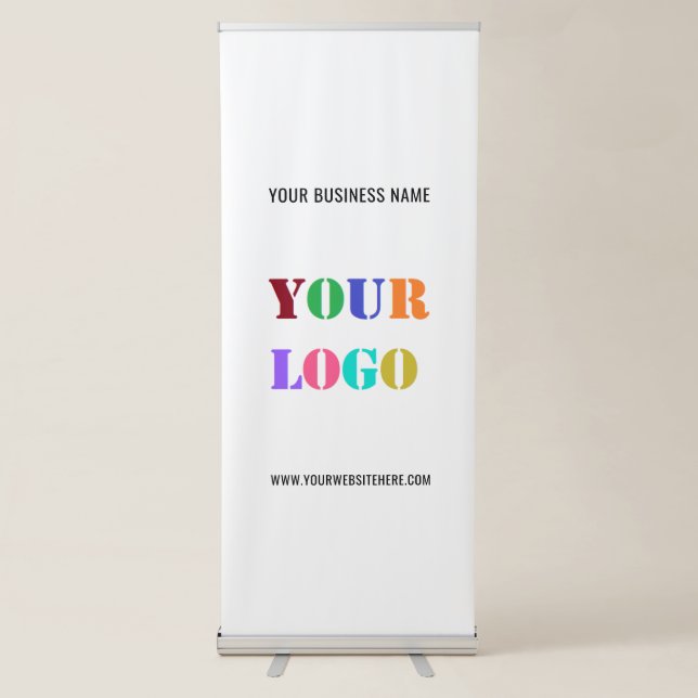 Custom Company Logo Promotional Retractable Banner (Front)