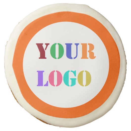 Custom Company Logo Promotional Sugar Cookie (Front)