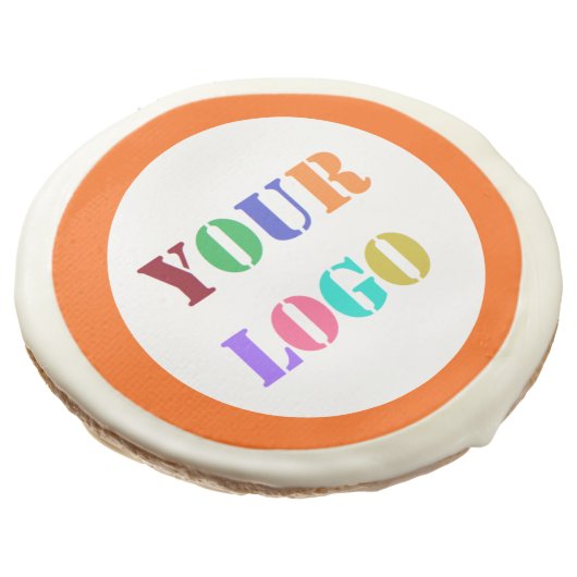 Custom Company Logo Promotional Sugar Cookie (Angled)