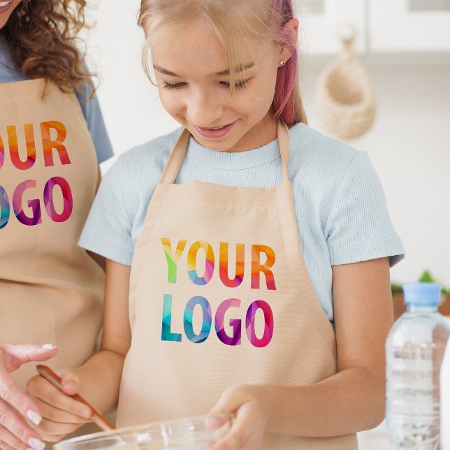 Custom Company Logo Promotional Uniform School Kids' Apron (Creator Uploaded)