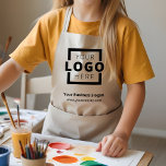 Custom Company Logo Promotional Uniform School Kids' Apron<br><div class="desc">Easily personalize this custom apron with your own company logo. Promotional aprons custom branded with your business logo can be a uniform for employees, wait staff, and workshops, or promotional giveaways for customers. This apron with pocket is ideal for kids. Available in other colors. No minimum order quantity.</div>