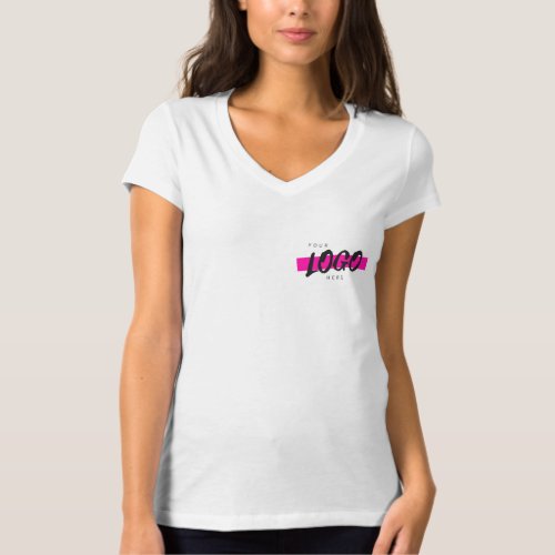 Custom Company Logo Promotional white T_Shirt