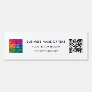 Custom Company Logo QR Code Yard Business Outdoor Sign
