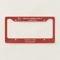 Custom Company Logo Red Business Marketing