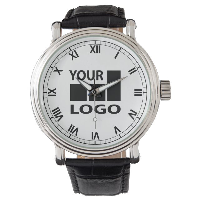 Custom Company Logo Roman Numeral Watches (Front)