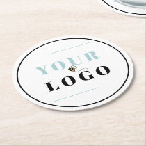 Custom Company Logo Round Paper Coaster Custom Company Logo Round Paper Coaster