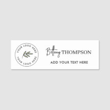 Custom Company Logo Script Monogram