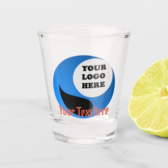 Custom Company Logo Shot Glass (Front)
