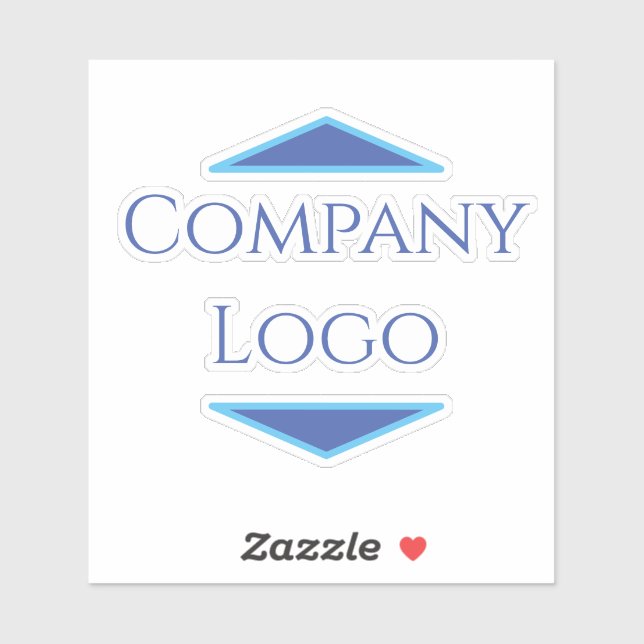 Custom Company Logo  Sticker (Sheet)