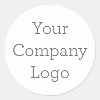 Custom Company Logo Sticker by zazzle_templates at Zazzle