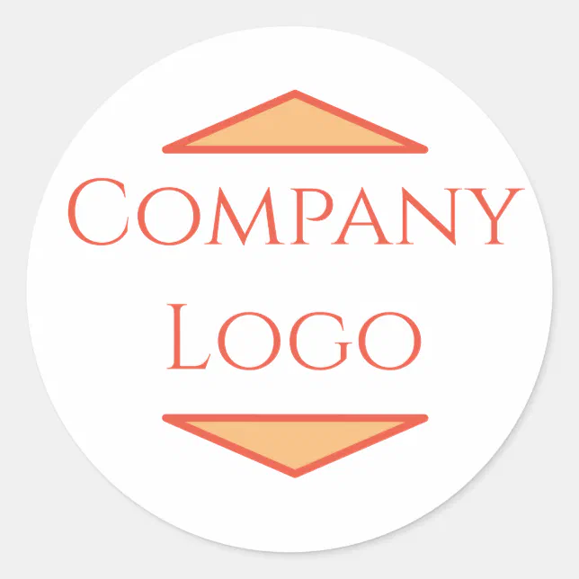 Custom Company Logo Stickers | Zazzle