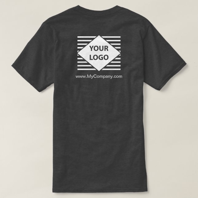 Custom Company Logo T-Shirt (Design Back)