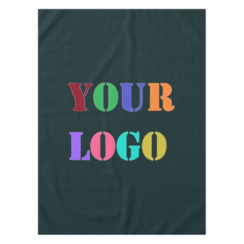 Custom Company Logo Tablecloth _ Choose Color
