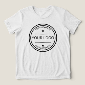 Custom Company Logo Team Logo Small Business Gift Tri-Blend Shirt