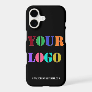 Custom Company Logo Text and Colors Your Business iPhone 17 Case