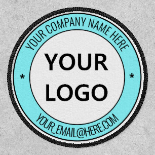 Custom Company Logo Text Branded Business Patch