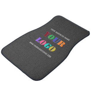 Custom Company Logo Text Business Car Floor Mat