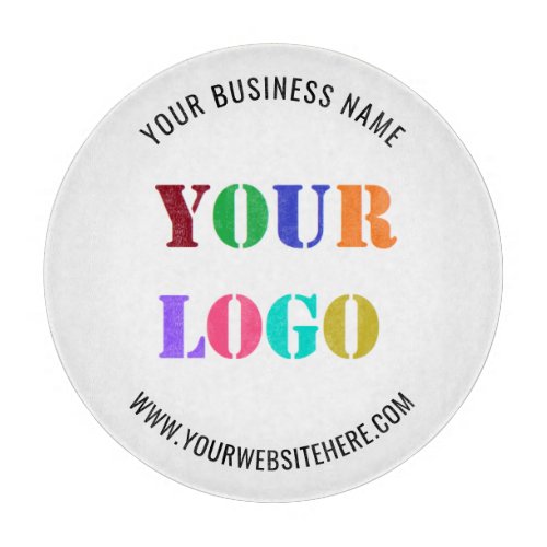 Custom Company Logo Text Business Cutting Board