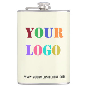 Custom Company Logo Text Business Flask Template
