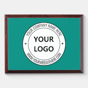 Custom Company Logo Text Business Gift Plaque