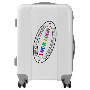 Custom Company Logo Text Business Luggage Template