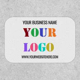 Custom Company Logo Text Business Patch Template