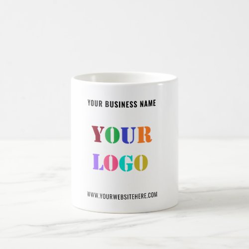 Custom Company Logo Text Business Promotional Mug