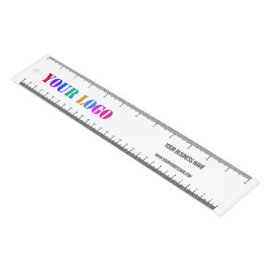 Custom Company Logo Text Business Ruler Template