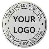 Custom Company Logo Text Chocolate Covered Oreo (Front)