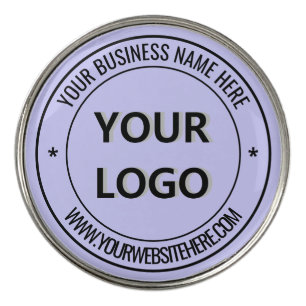 Custom Company Logo Text Golf Ball Marker Example
