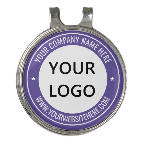 Custom Company Logo Text Golf Hat Clip Ball Marker
