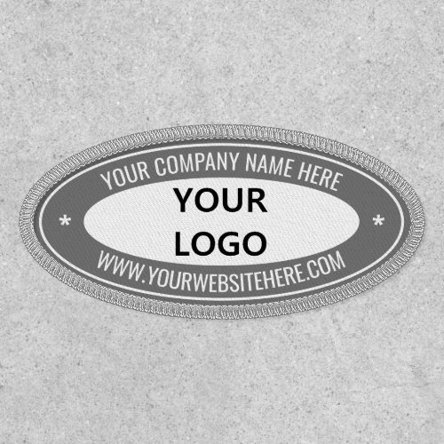 Custom Company Logo Text Patch _ Choose Colors