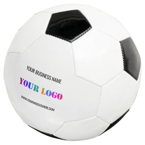 Custom Company Logo Text Personalized Soccer Ball
