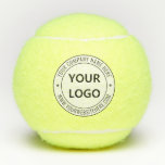 Custom Company Logo Text Personalized Tennis Balls at Zazzle