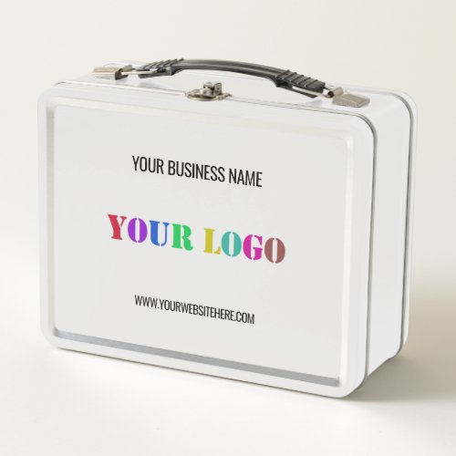 Custom Company Logo Text Promotion Metal Lunch Box