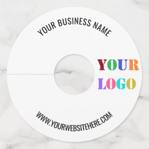 Custom Company Logo Text Promotion Wine Glass Tag