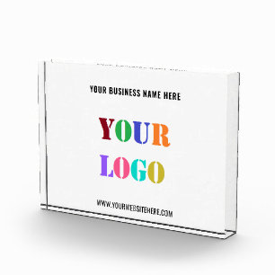 Custom Company Logo Text Promotional Acrylic Award