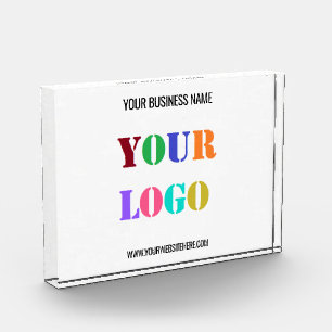 Custom Company Logo Text Promotional Acrylic Award