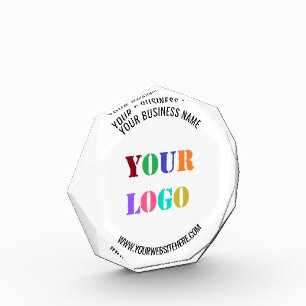 Custom Company Logo Text Promotional Acrylic Award