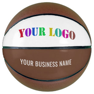Custom Company Logo Text Promotional Basketball