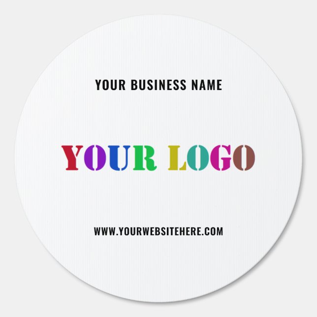 Custom Company Logo Text Promotional Busines Sign (Front)