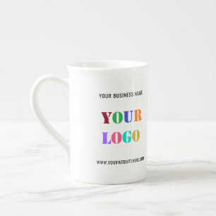 Custom Company Logo Text Promotional Business Mug