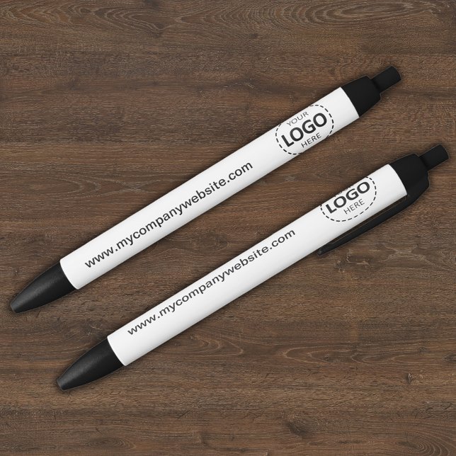 Custom Company Logo & Text White  Pen (Creator Uploaded)