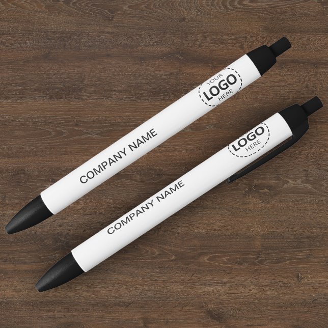 Custom Company Logo & Text White  Pen (Creator Uploaded)