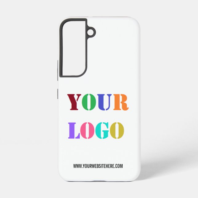 Custom Company Logo Text Your Business Gift Samsung Galaxy Case (Back)