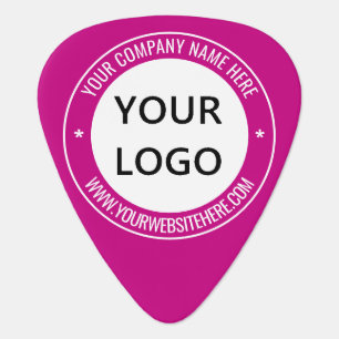 Custom Company Logo Text Your Business Guitar Pick