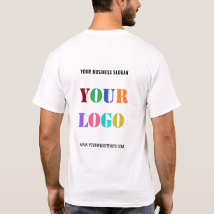 Custom Company Logo Text Your Business T-Shirt