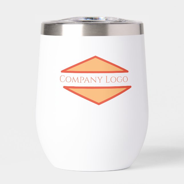 Custom Company Logo  Thermal Wine Tumbler (Front)